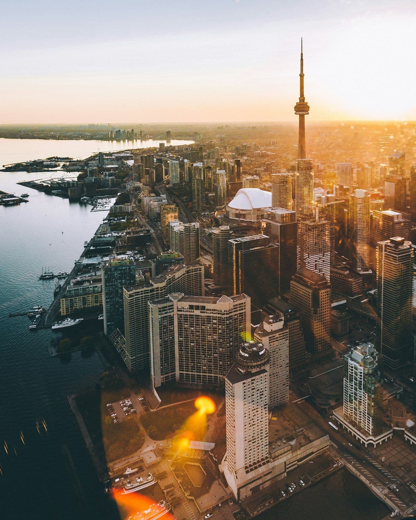 Toronto skyline in Canada